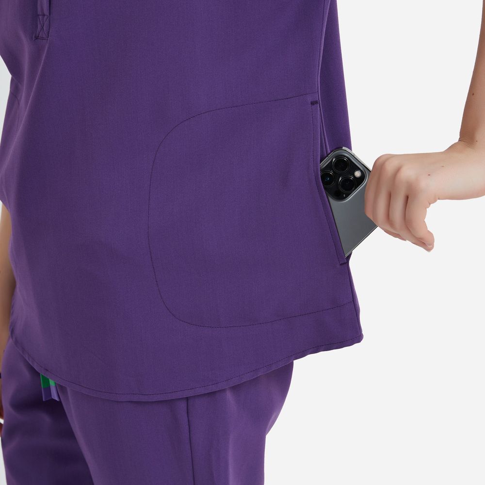 Nursing Medical Avant Purple Doctor Scrubs — voir 3