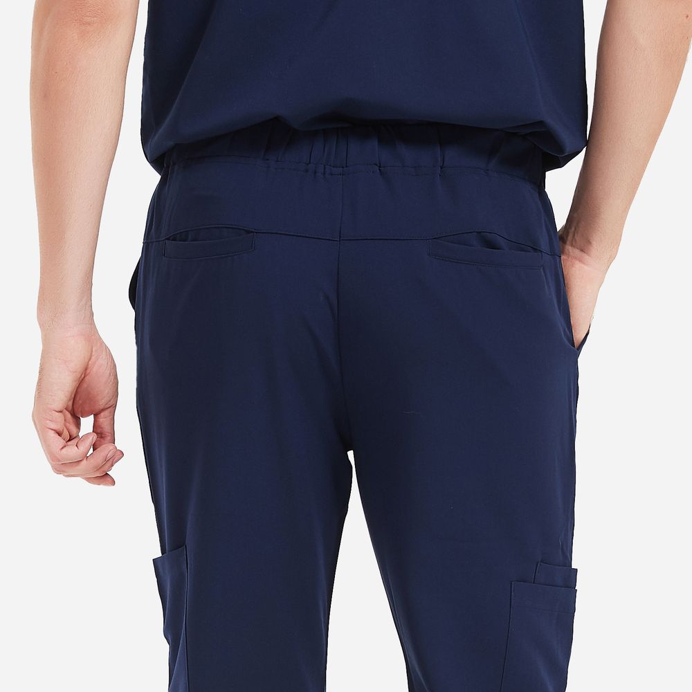 Dune Navy Blue Scrubs Set — view 2