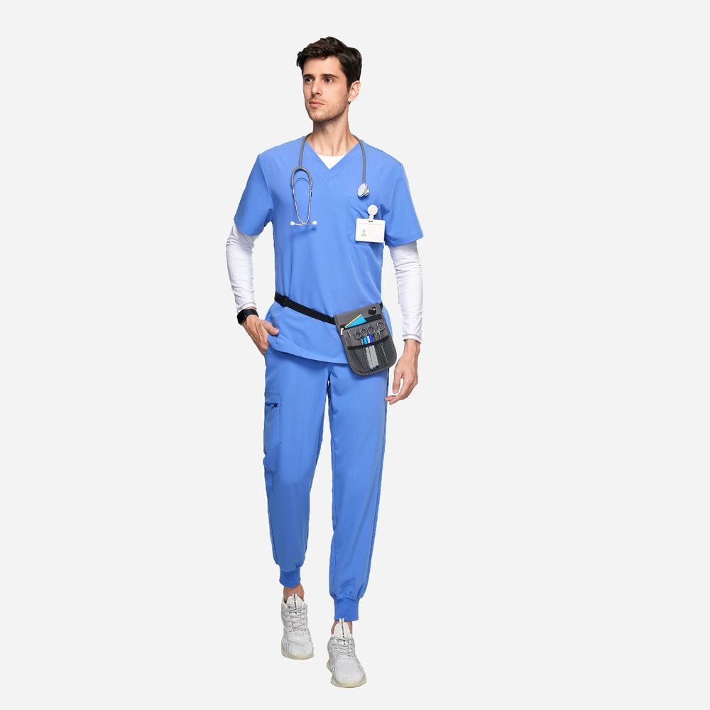 Mens Ceil Blue Scrubs Wholesale Supplier