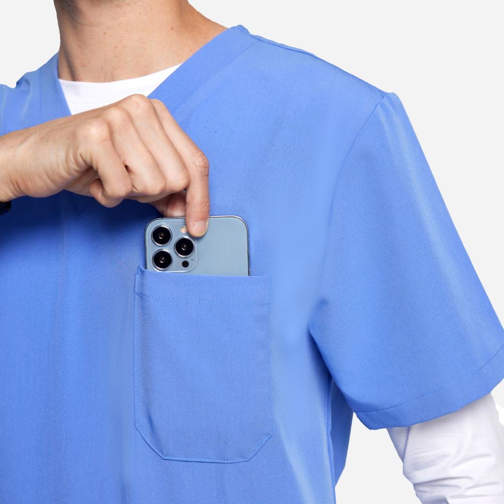 Mens Ceil Blue Scrubs Wholesale Supplier — ver 3