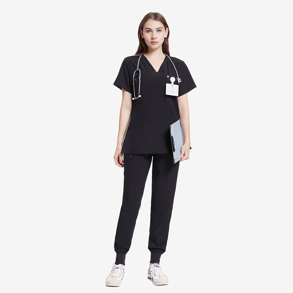 Valiant 309 TS™ Black Scrubs Set — ver 1
