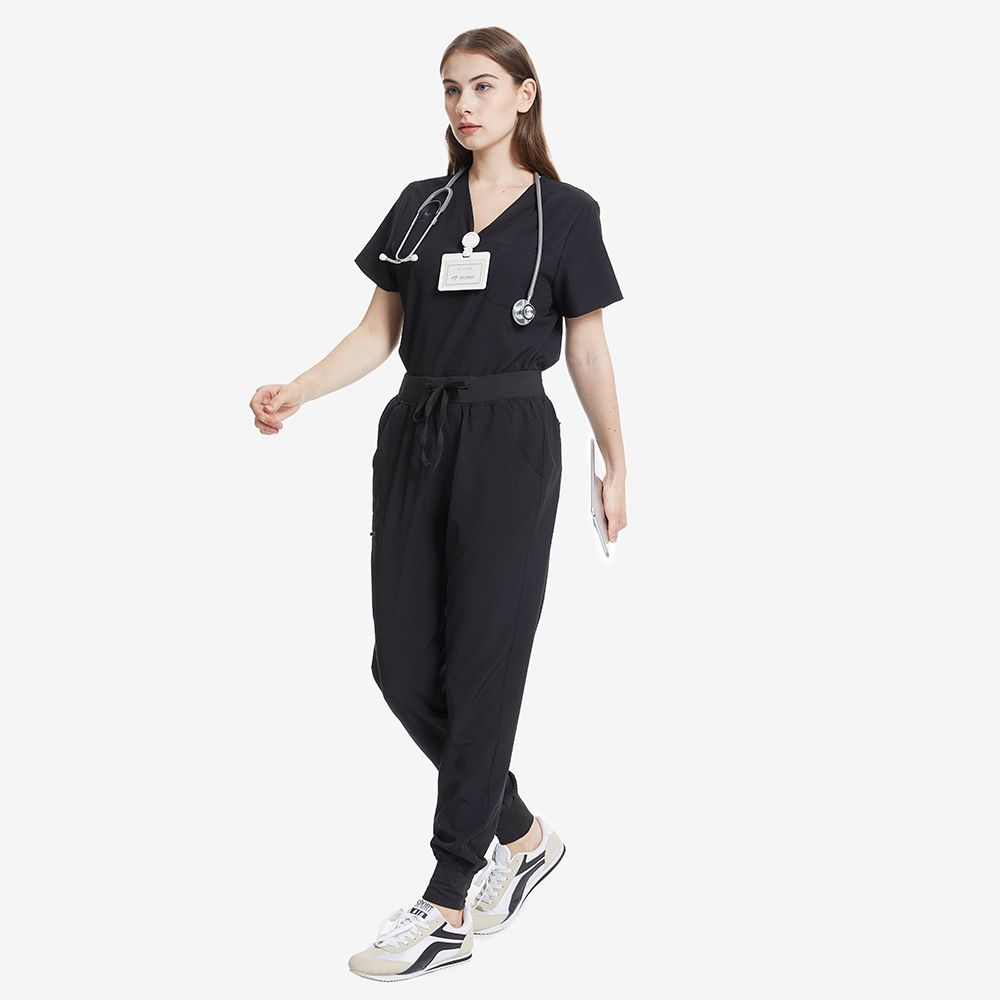 Valiant 309 TS™ Black Scrubs Set — ver 3