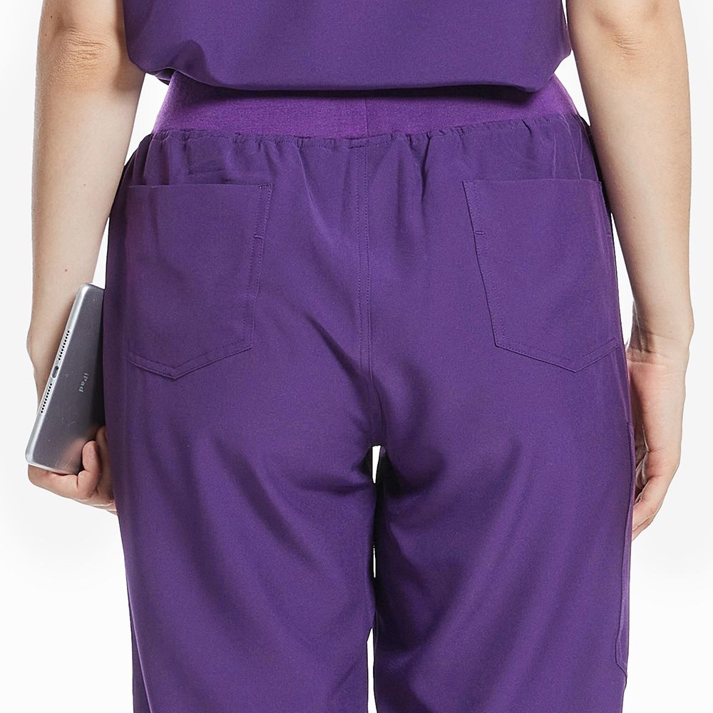 Valiant Plum Wine Colored Scrubs — voir 2