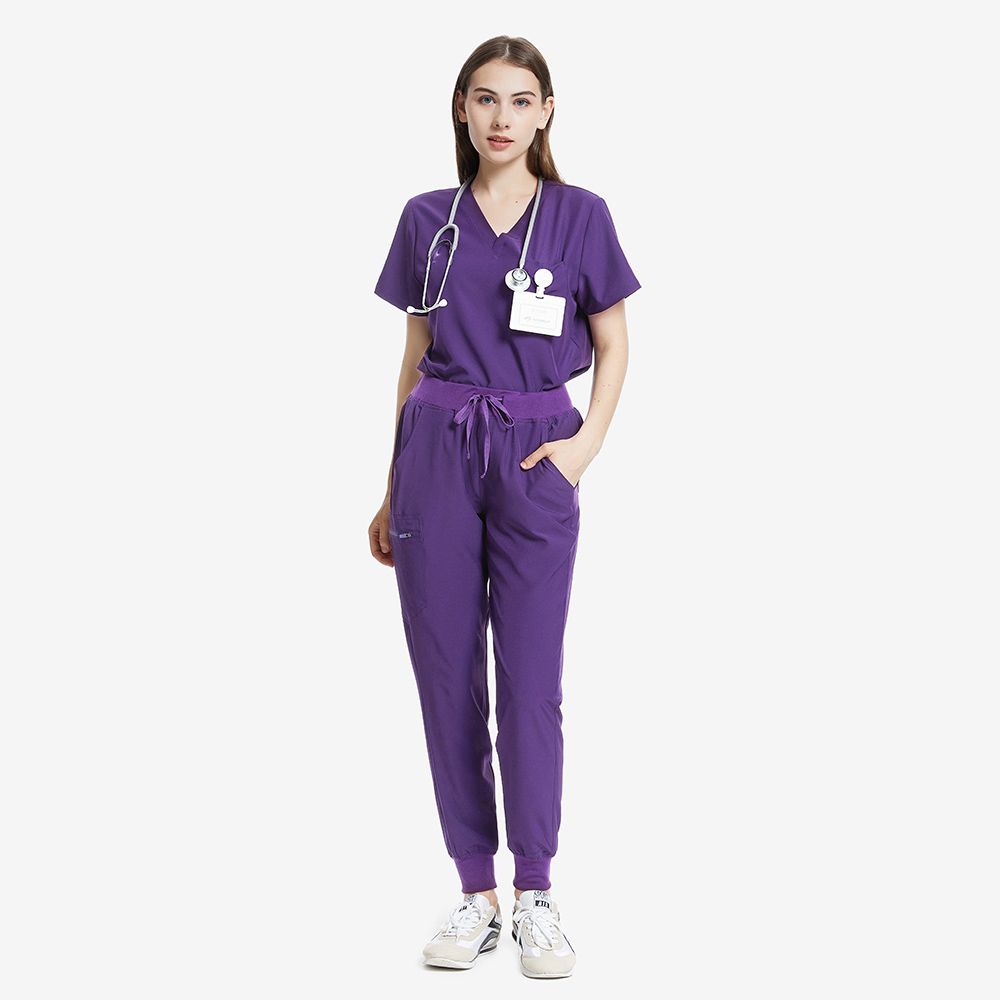 Valiant Plum Wine Colored Scrubs — voir 3